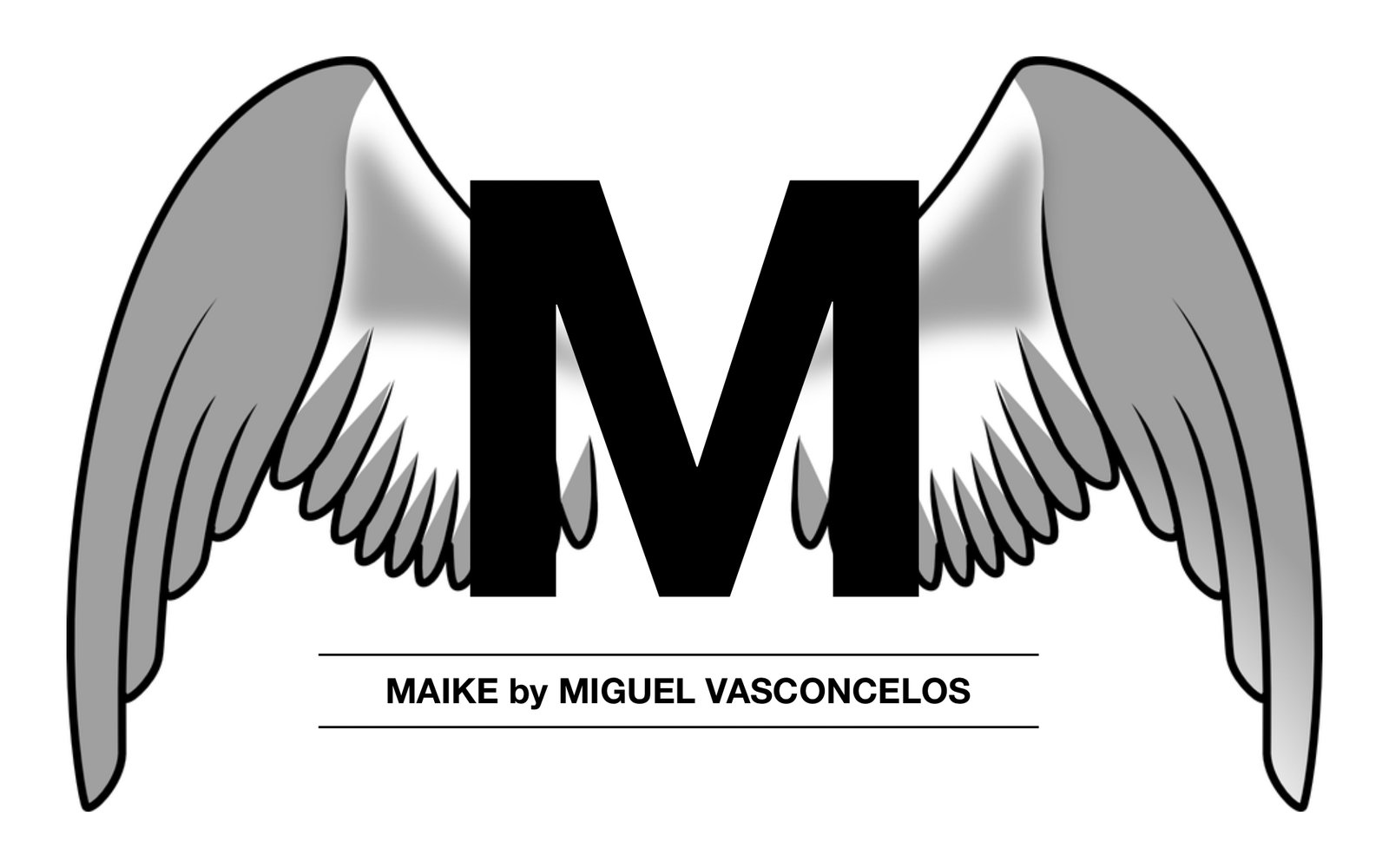 “M” with wings